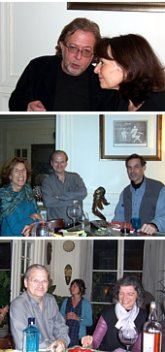 TOP: Henri Ehrlich ('64) & Claudine Chetrit; MIDDLE: Muriel, Sylvain Chayet ('70) & J.P.; BOTTOM: Sylvain, Sylvie Ehrlich ('70)