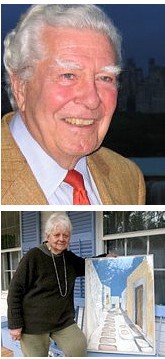 TOP: Maurice Raviol ('44) Past President and Founder of AALFNY; BOTTOM: Ludmila Svetlana (Alexeieff) Rockwell ('44)