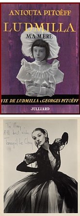 TOP: By Aniouta Pitoeff  ('47) (Deceased); BOTTOM: Tanaquil (Leclercq) Balanchine ('47)  (Deceased 12/31/2000)