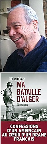 Ted (Sanche de Gramont) Morgan ('51) and one of his books