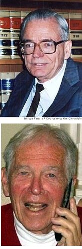 TOP: Peter J. Belton ('52 --Deceased, October 20, 2007); BOTTOM: Dr. Carl Austin Weiss ('52)