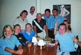 Waldemar Kasriels  ('56) (center) and his staff at Normandie Beach Club