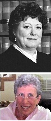 TOP: Eileen Bransten ('61); BOTTOM: Joan (Gutnayer) Engel ('LSY:6eme in 1955) 