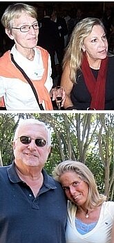 TOP: Anne Cassegrain ('66 -left) and Patricia Hesse ('66); BOTTOM: Philip Engelhardt ('66) & Tessie Arpels ('67)