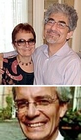 TOP: Joshua Cohen ('68) and spouse Pat Duffy (Paris, July 2012); BOTTOM: Roberto Gasparini  ('68)