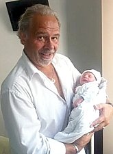 Frederic Cabaud ('68) with grandson Lenny (August 2015)