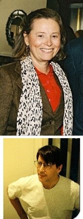 TOP: Dr. Alison Estabrook  ('69); BOTTOM: Michel Alix  ('69)