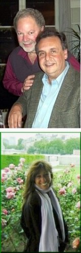 TOP: Roger Liwer ('68) & Jacques Luben ('70) (Paris, October, 2007); BOTTOM: Patricia Corsini ('70)