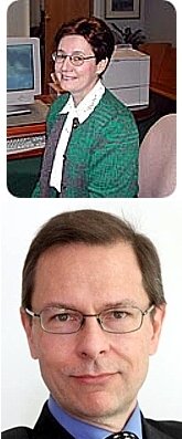 TOP: Josiane (Baniel) Marjault ('71); BOTTOM: Charles Buchet ('71)