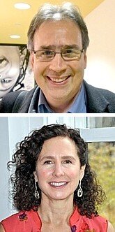 TOP: Fabrice Florin ('72); BOTTOM: Viviane Kaneff ('72)