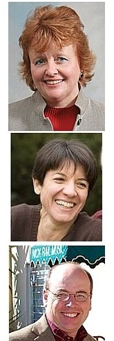 TOP: Liliane Morin ('73); MIDDLE: Gabrielle Lansner ('73); BOTTOM: Winston Dutton ('73)