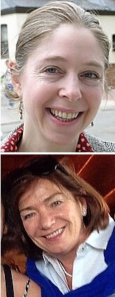 TOP: Gina Kovarsky ('74); BOTTOM: Michle  Pouget-Drum ('74)