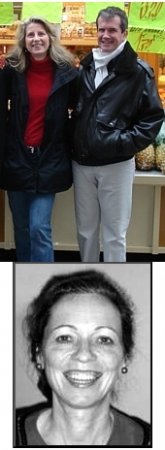 TOP: Diane Rivers ('74) & Fabrice Laget ('74); BOTTOM: Alix (Gudefin) Perrachon ('74)