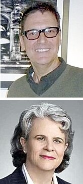 TOP: Marshall Vernet ('74); BOTTOM: Ruth Dreessen ('74)