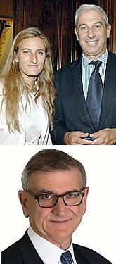 TOP: Marco  Elser ('75) and wife Flaminia; BOTTOM: Jeffrey Zorek ('75)