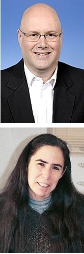 TOP: Seth Lewis ('75); BOTTOM: Marina Baudoin ('75)