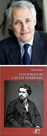 Patrick de Villepin ('75) and one of his books