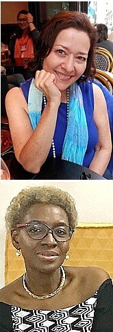 TOP: Judy (Kameny) Applebaum ('76); BOTTOM: Sylvie (Borna) Faboumy ('76)