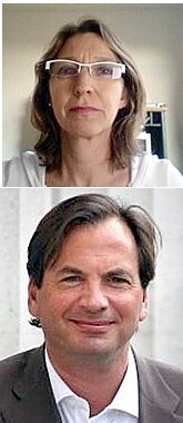 TOP: Catherine Bernard ('81); BOTTOM: Kent Ertugrul ('81)