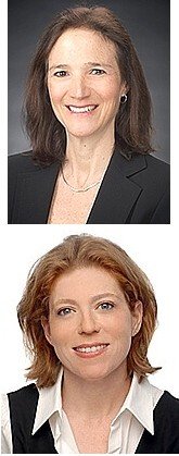 TOP: Ellen Passloff ('81); BOTTOM: Robyn Frank-Pedersen ('81)