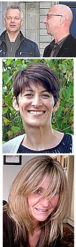 TOP: At 30-year reunion in  Paris: Paul Peters (80-letf) & Philippe Turolla (81); MIDDLE: Catherine Milard ('81); BOTTOM: Brigitte Guillerm Oelbaum ('81)