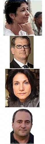 from TOP to BOTTOM:  Kim Brice ('83);  Jules Antoine Goffre ('83); Sophie Golstein ('83); Jerome Pineau ('83)