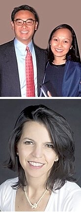 TOP: Tuan Minh Nguyen ('83) and spouse; BOTTOM: Monik Beauregard ('83)