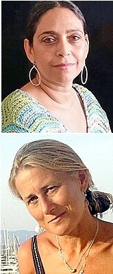 TOP: Anouchka (Orenzow) Filippi ('84); BOTTOM: Aude (Masurel) Lauriot-Prevost ('84)