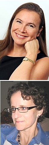 TOP: Cinthia Levy ('85); BOTTOM: Barbara (Rozental) Fillip ('85)