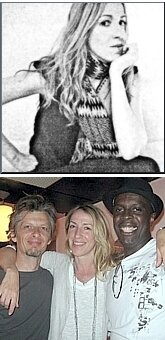 TOP: Melissa Unger ('85); BOTTOM (left to right): Stphane Bailby ('85), Melissa Unger, Gabriel  Sylla ('85) (Paris, 2010)