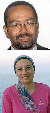 TOP: Laurent Guengant ('86); BOTTOM: Heba El Abbadi ('86)