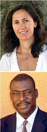 TOP: Diane Feeney ('86); BOTTOM: Abderhamane (Abder) Mounkeila ('86)