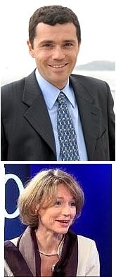 TOP: Gilles Coccoli ('87); BOTTOM: Judith Greciet ('87)