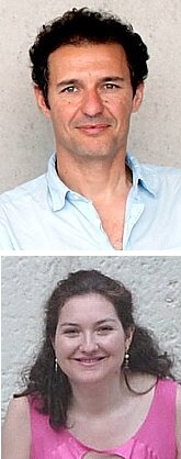 TOP: Charles Di Piazza ('87); BOTTOM: Laure (Devze) Bories ('87)