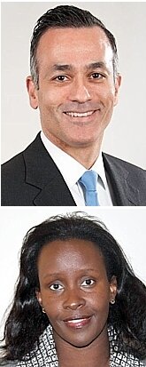 TOP: Marwan Elaraby ('88); BOTTOM: Liliane Bwakira Rutayisire ('88)