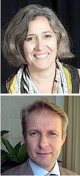 TOP:Clotilde (Teiling) Perbost ('88); BOTTOM: Eric Henault ('88)