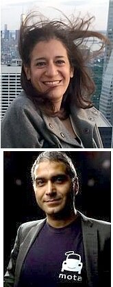 TOP: Shahrzad Elghanayan ('90); BOTTOM: Reza (Saadlou) Bundy ('90)