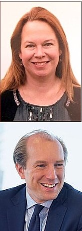 TOP: Sabine Freizer ('90); BOTTOM: Alexander Schnieders ('90)