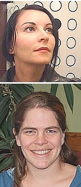 TOP: Adrienne Simms ('90); BOTTOM: Adeline Kell ('90)