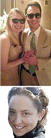 TOP: Pascal Renucci  ('91) and fiance Kristen; BOTTOM:Vivian Holtzman Connolly ('91