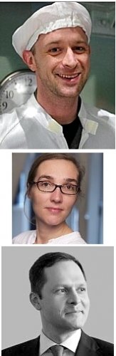 TOP: Gael Huser ('93); MIDDLE: Alice Mrieux ('93); BOTTOM: Dominique Bolli ('93)