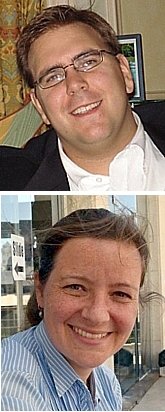 TOP: Christopher Grinda ('94); BOTTOM: Irina Prentice ('94)