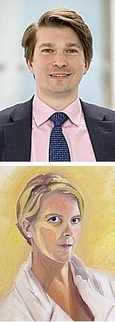 TOP: Kristof Kunzmann ('94); BOTTOM: Pauline Fraisse ('94) self portrait