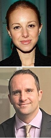 TOP: Laura Poretzky Garcia ('95); BOTTOM: Charles de Bonnecorse ('95) 