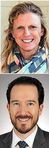 TOP: Jennifer Hasselgard Rowe (97); BOTTOM: Carlos R. Ozores (97)