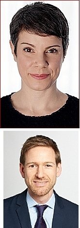 TOP: Katherine Lauzon ; BOTTOM: Benjamin Kummer ('98)