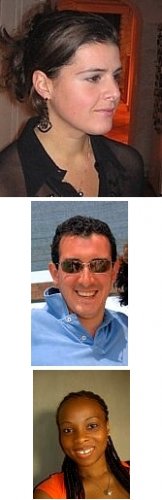 TOP: Marie Piganeau ('98); MIDDLE: Driss Chaouni ('98); BOTTOM: Alix Donhossou ('98)