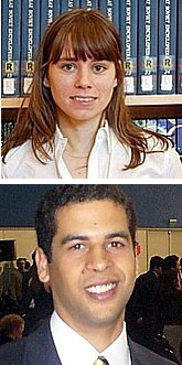 TOP: Jennifer Cazenave ('99); BOTTOM: Joo Mateus Cordeiro Estrela ('99)