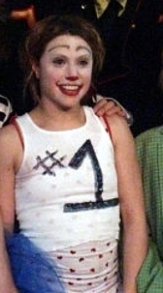 Emilie Rosanvallon,  at her graduation from Circus Center Clown Conservatory in San Francisco