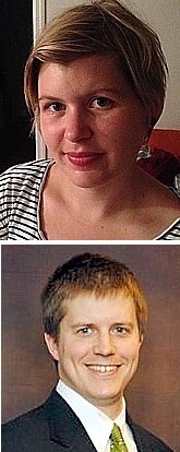 TOP: Laura Mamelok ('99); BOTTOM: Luke Hornblower ('99)